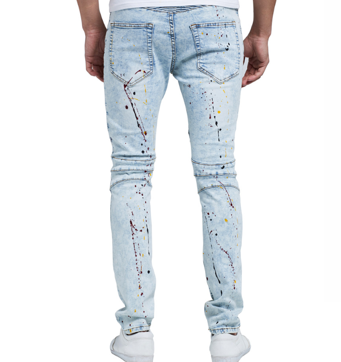 Hip Hop Men's Jeans Image 3