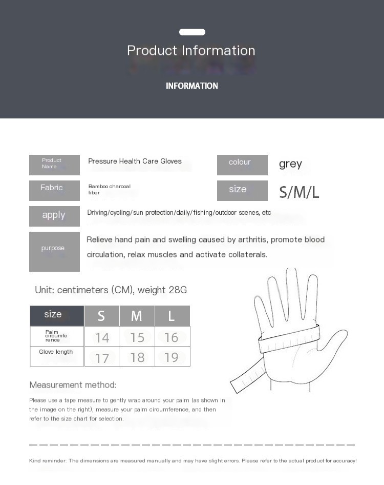 EcoFlex® - Bamboo Compression Gloves