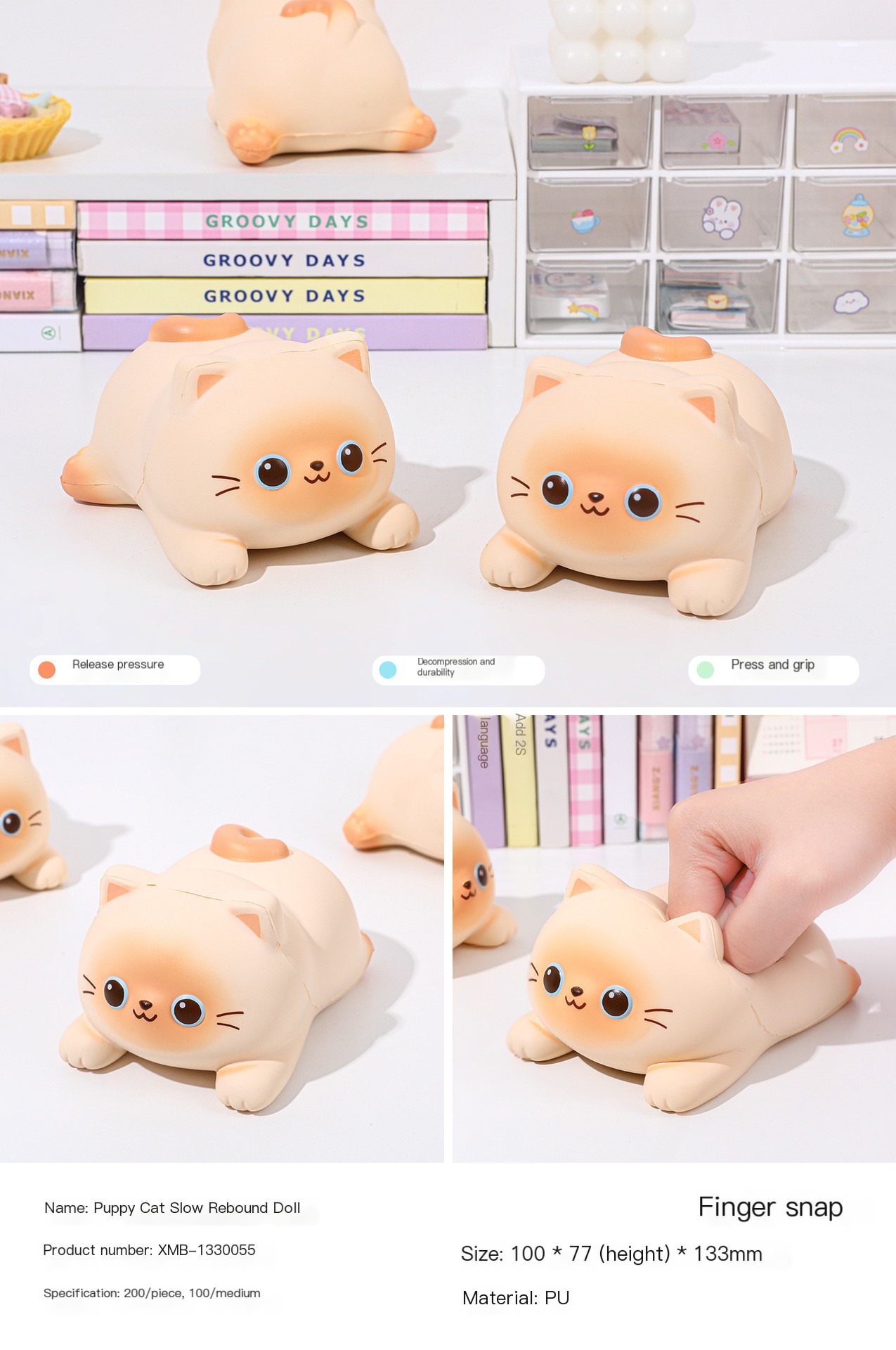 Boneca de pato com rebote lento