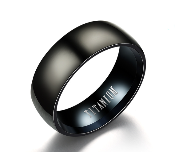 Titanium Men's Ring Image 3