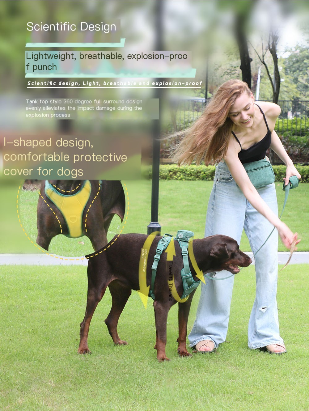Durable Dog Backpack
