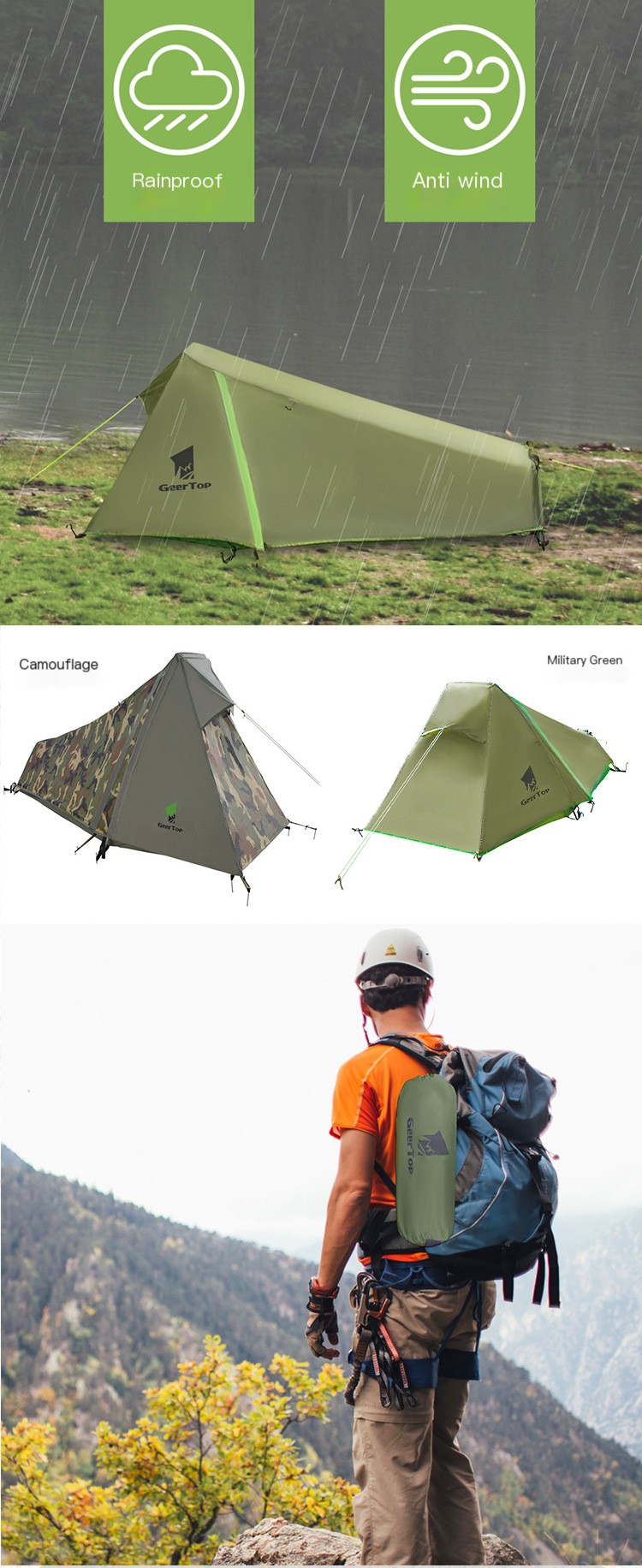 Lightweight Hiking Tent