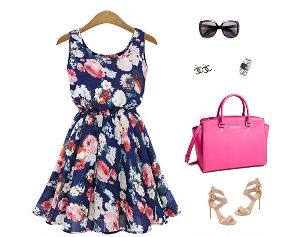 LIVA Chiffon Dress