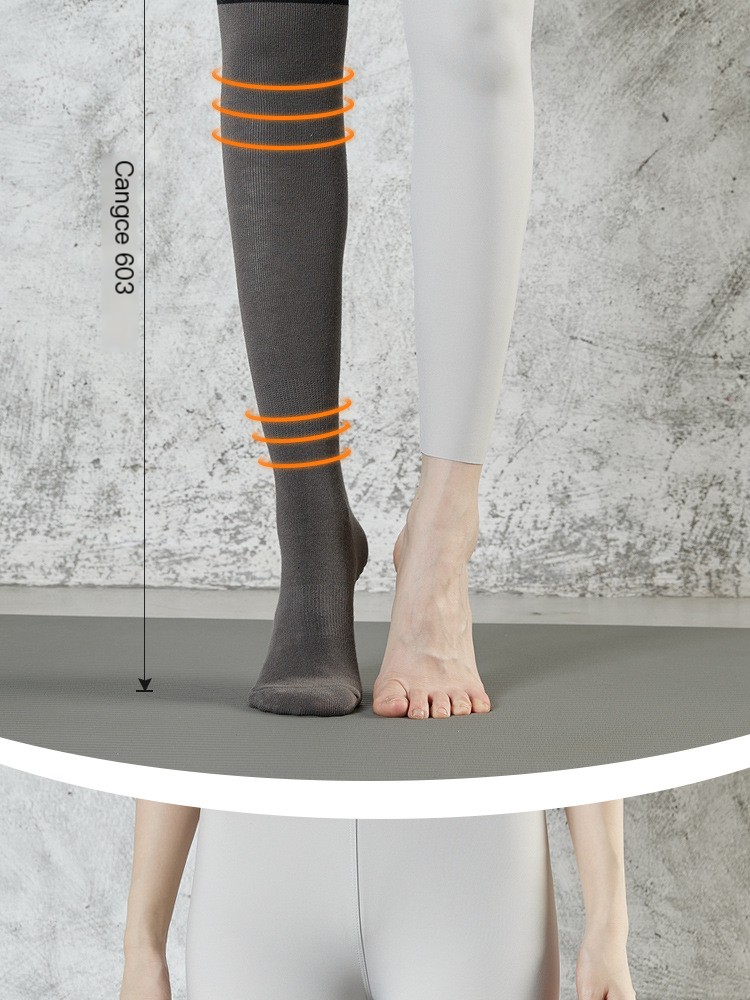 Over-the-knee yoga socks