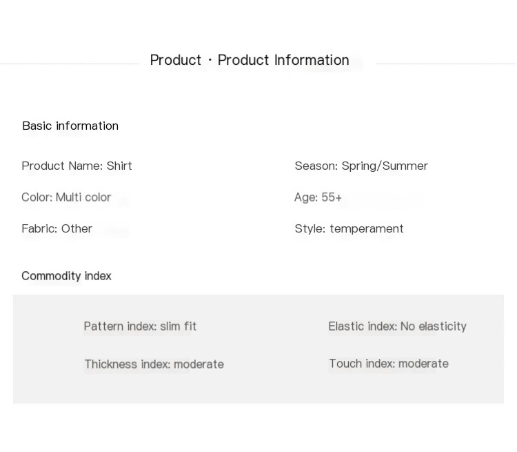 Middle-aged and elderly spring clothing seven-sleeve shirt mother thin top coat 60-year-old 70-year-old grandmother fashion clothes for the elderly