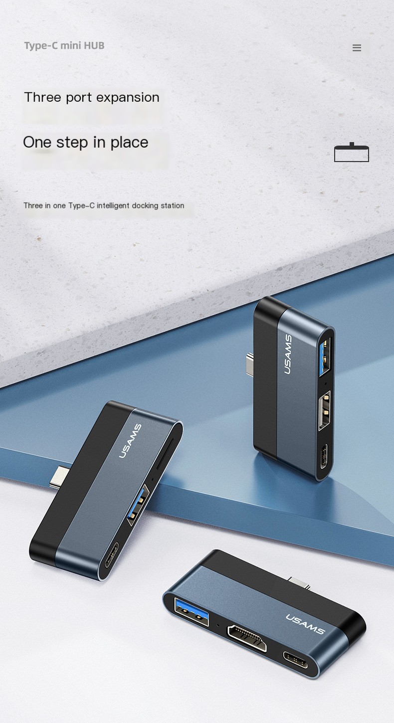 USAMS Type-C HUB