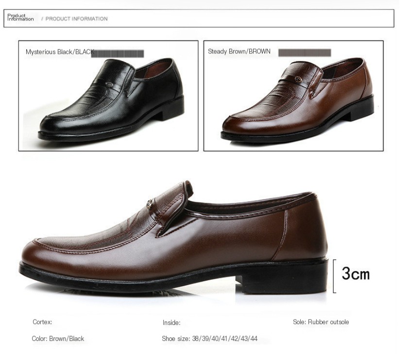 Men's Leather Oxford Shoes 6