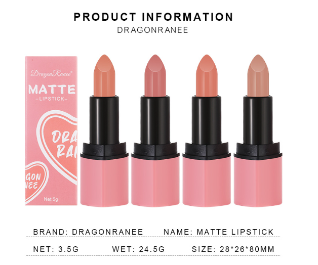 Lápiz Labial Nude Multicolor para Fiestas de Estudiantes de Moda