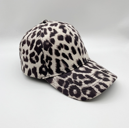 Leopard Print Octagonal Hat