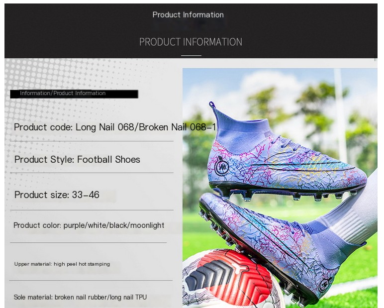 Men's Outdoor Training Sports Soccer Shoes