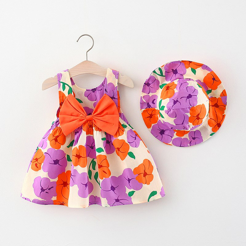 Spring Children's Dress + Hat image