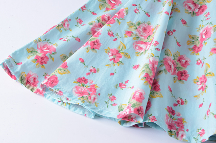 Mint Green Flower Dress 7