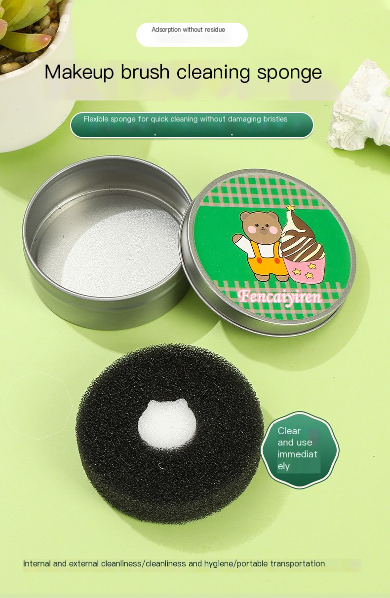 Cleaning Sponge for Eye Shadow Brushes