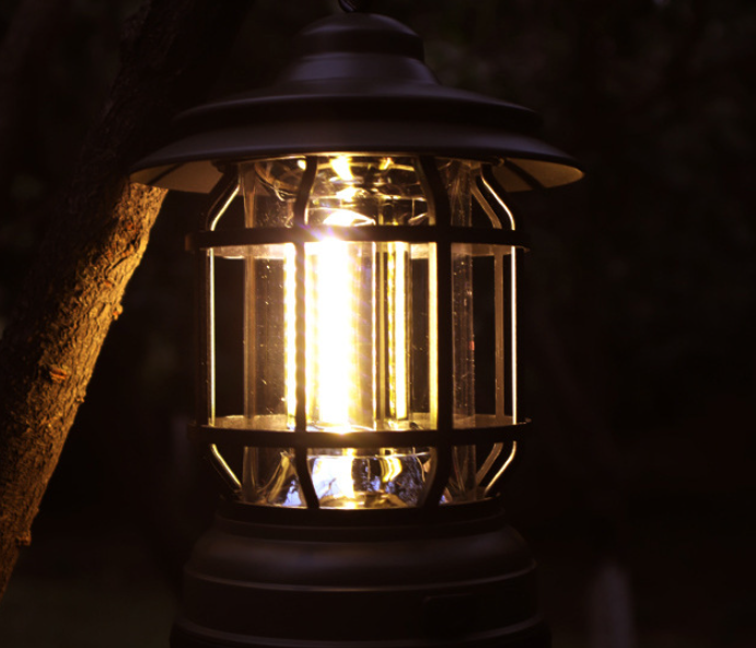 Retro Horse Lantern Green