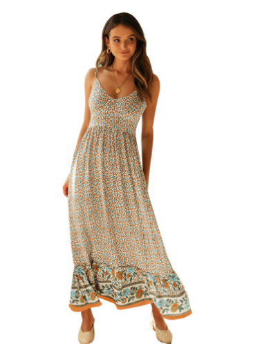 Vintage Floral Dress 3