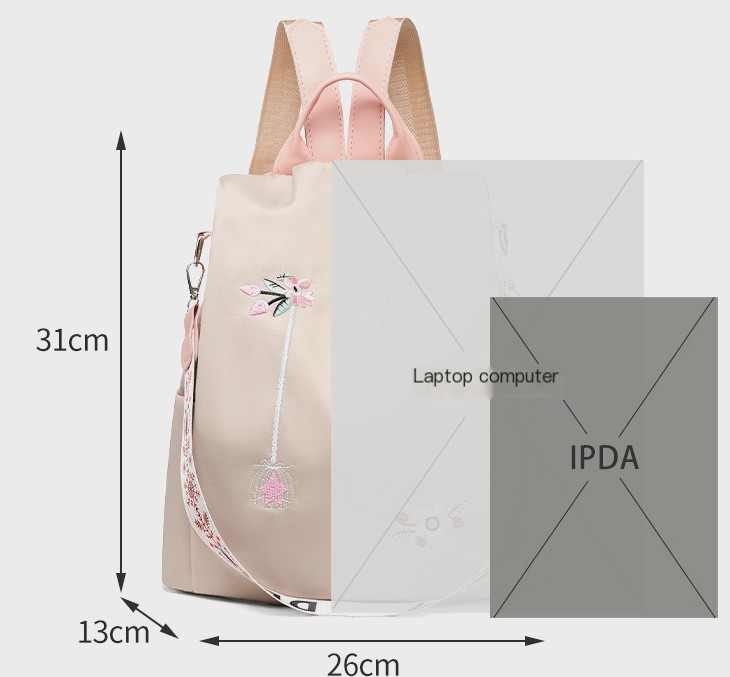 Waterproof Oxford Women Backpack