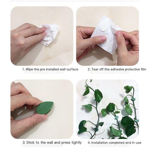 Green Plant Wall Climbing Hooks Image 3