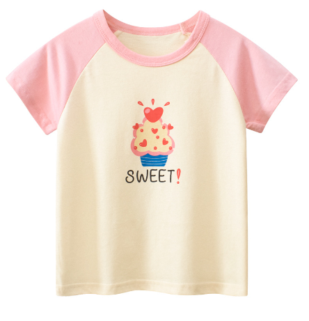 Girls' Short Sleeved T-Shirt Details