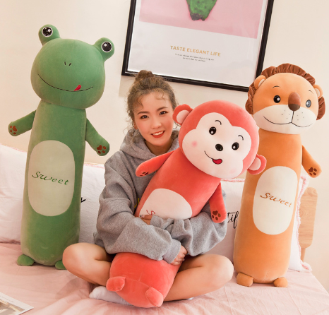 Cylindrical Plush Pillow