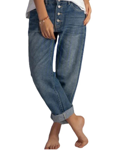 Women's Denim Straight Pants 3