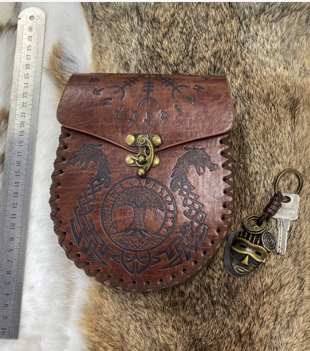 Fanny Pack Viking Style Medieval Vintage Belt Coin