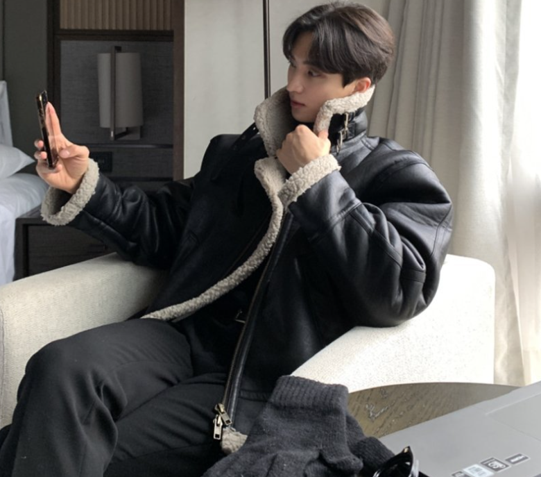 Black Faux Suede Jacket Image 2