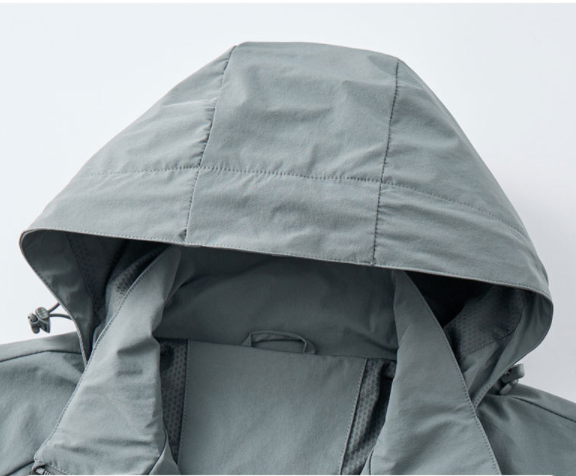 Women's Hooded Long Trench Coat Image 2