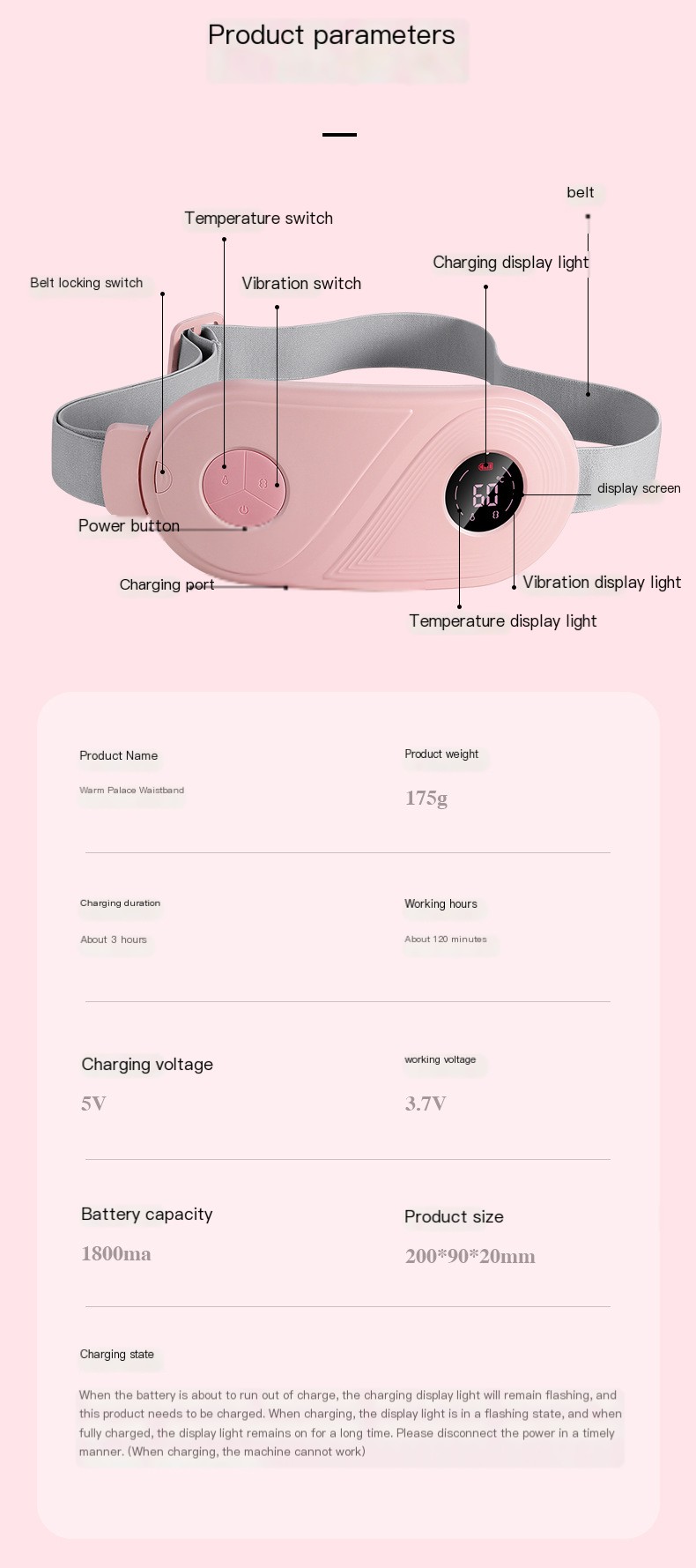 Heating Waist Belt Image 1
