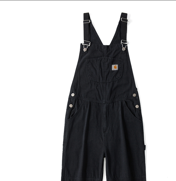 Zipper Pocket Suspender Trousers 9