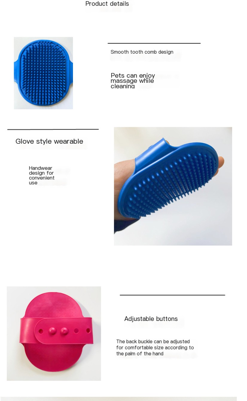 Eliptical Bath Brush - Blue