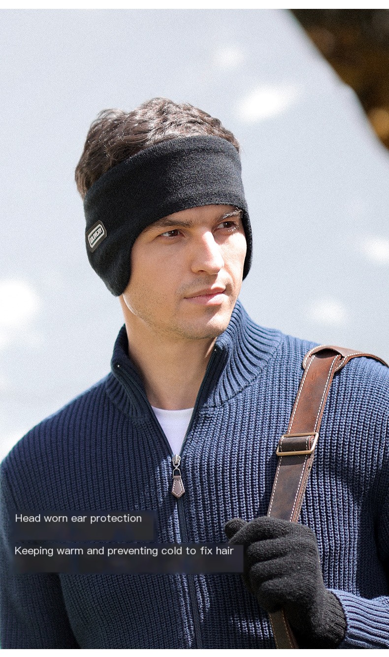 Winter Skiing Ear Warmers - Black