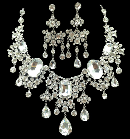 Crystal Bride Necklace Set