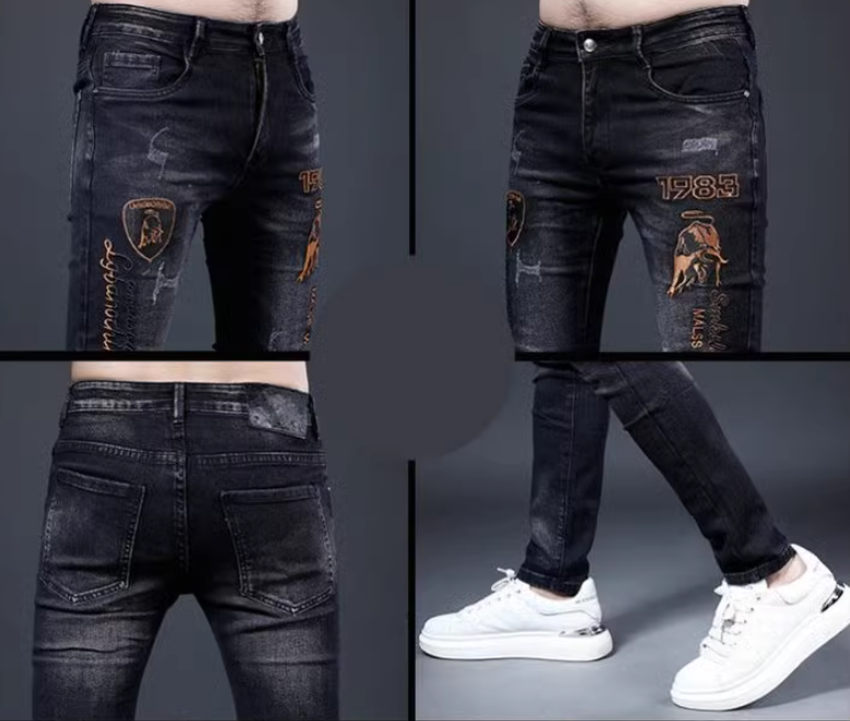 Distressed Splatter Denim 3
