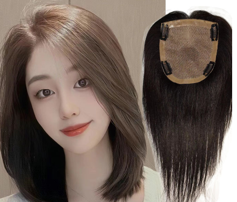Hand-woven human hair piece 1