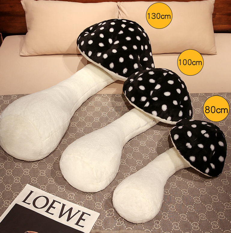 Mushroom Pillow in Use