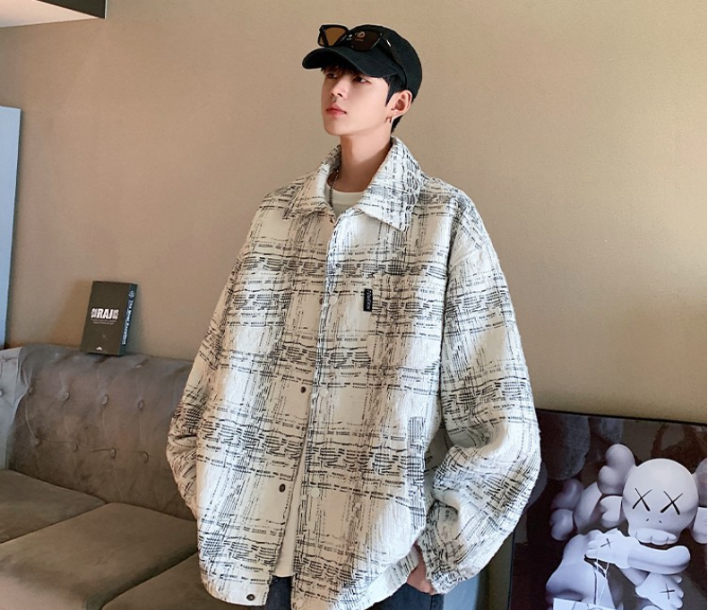 Double-Breasted Frayed Jacket Image 3