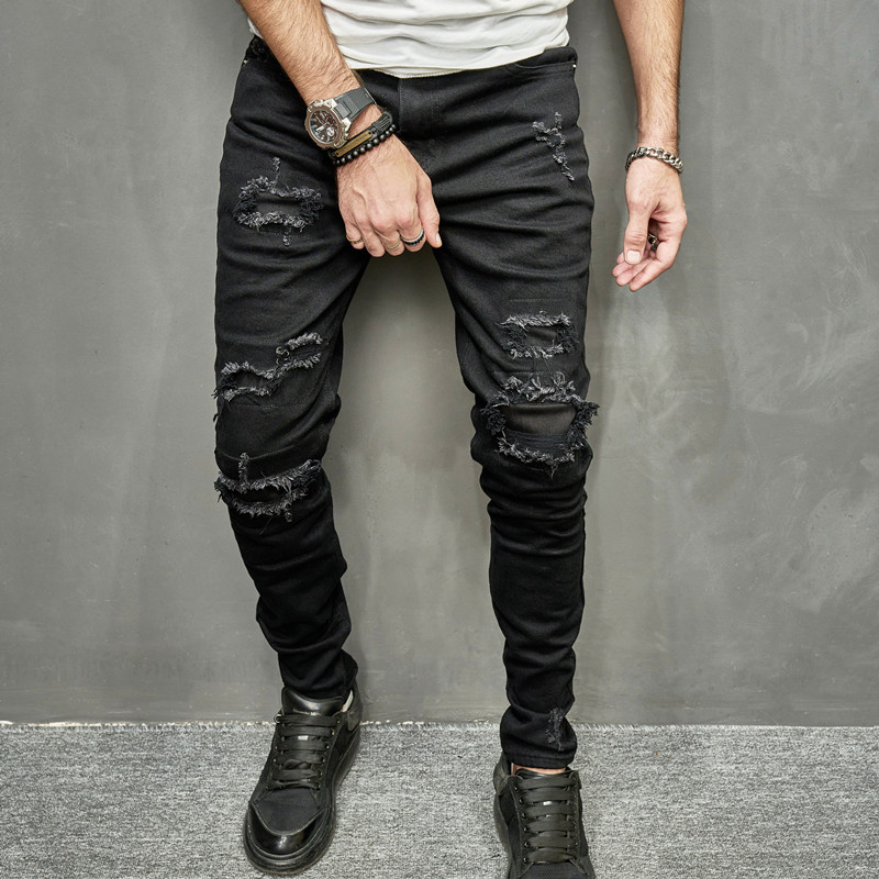 Skinny Fit Motorcycle Pants