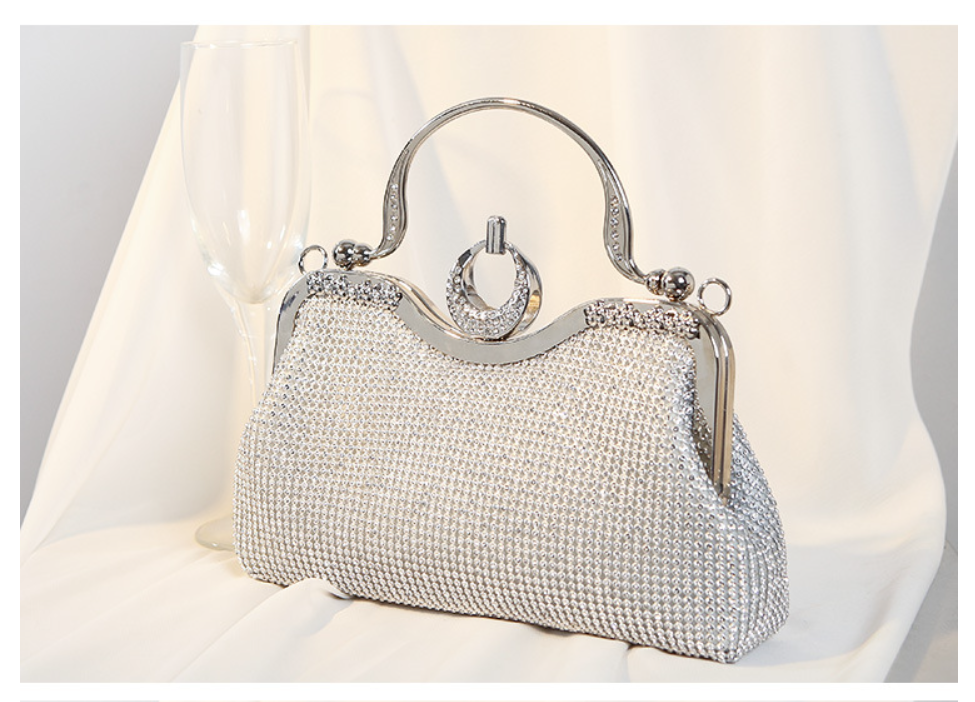 Evening Clutch Bag in Black
