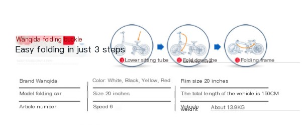 Selfree Folding Shifting Bike Female Male Adult Student Ultra-light Portable Folding Leisure Bike Twitter Bicicletta Pieghevole&&Red&&24*15(150-165cm)