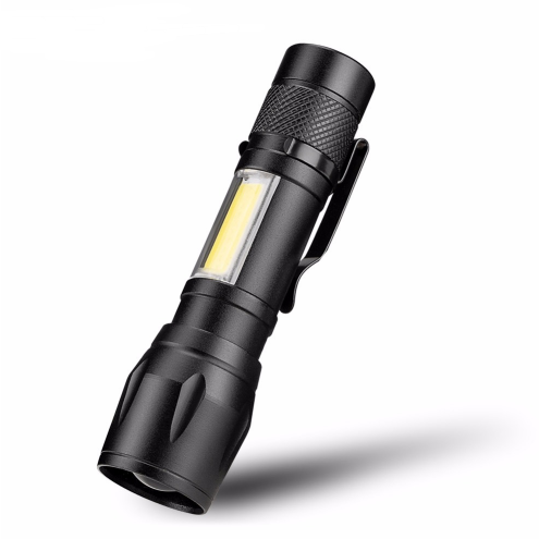 Mini Telescopic COB LED Flashlight