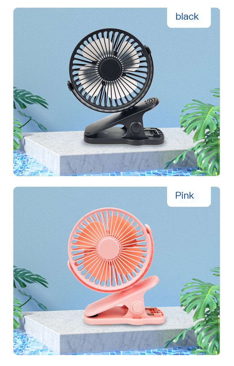 Mini USB Clip Fan Lifestyle