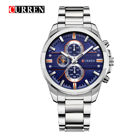 Men's Steel Band Watch 3