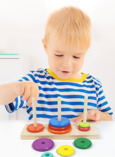 Wooden Tower of Hanoi Image 1