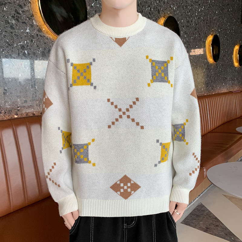 Thick Sweater Men's Half Turtleneck Sweater Image 1