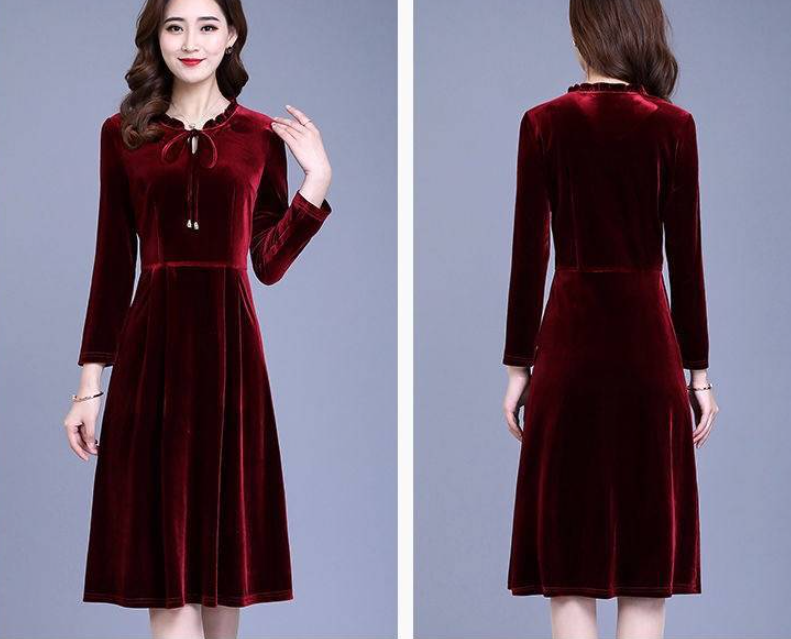 Vintage Velvet Dress 3