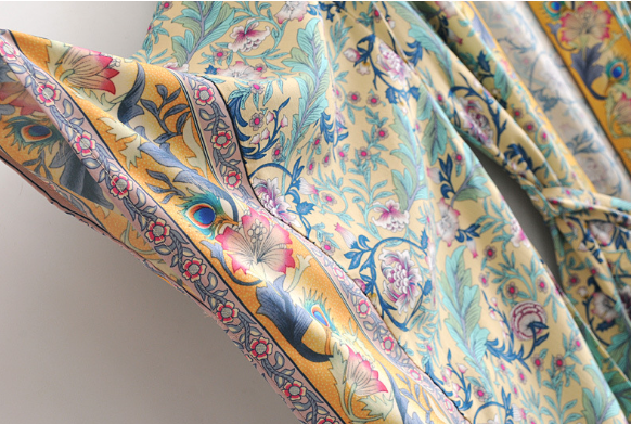 Fengwei Print Long Kimono Cardigan Image 11