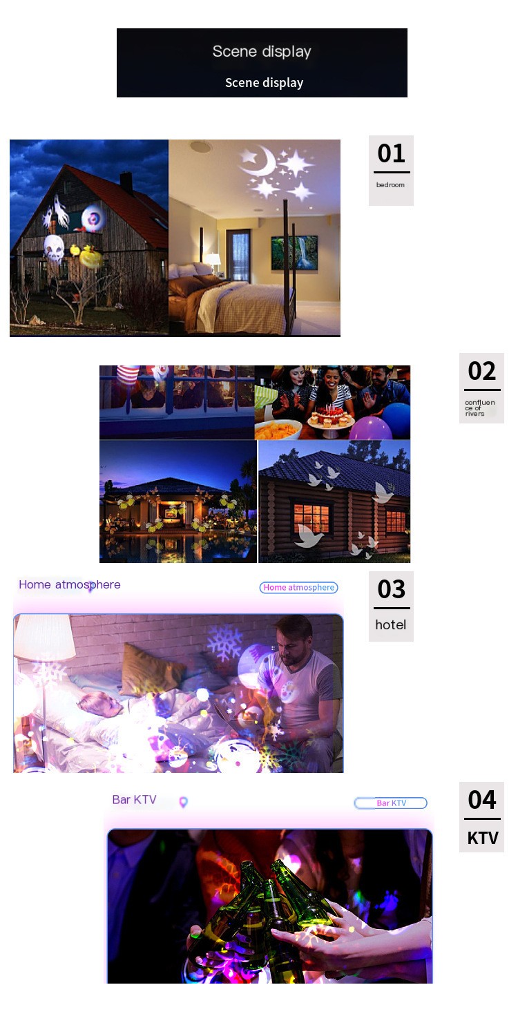 LED Christmas Projection Light 4