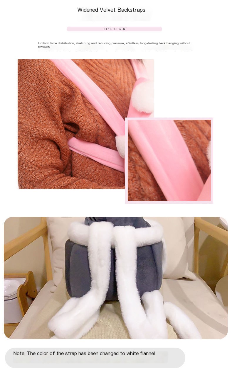 Gentle Paws Cute Going Out Backpack Pink Size M