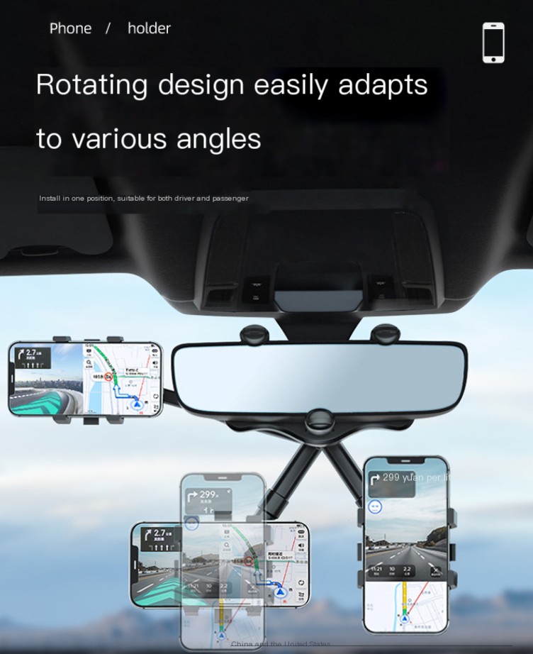 Multifunctional Clip Mobile Phone Holder Image 2