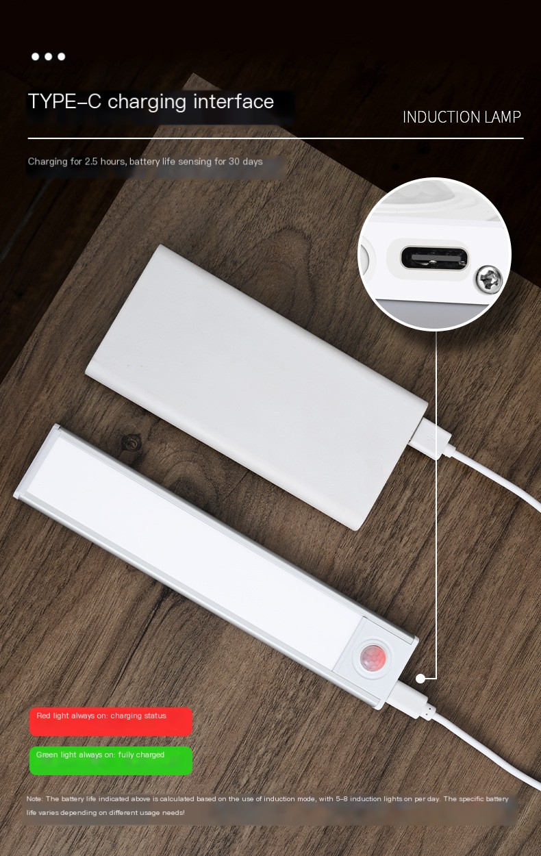 Induction Light Strip in use